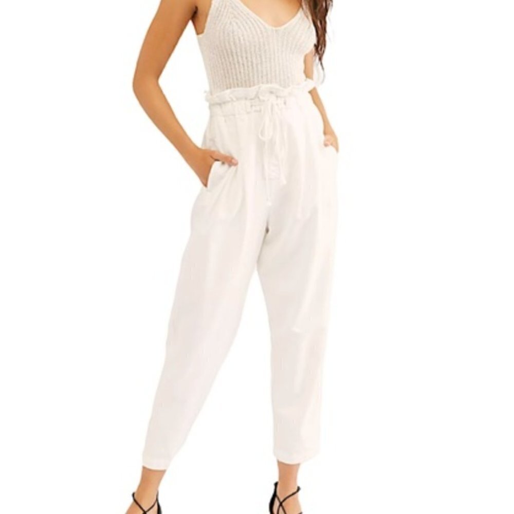 FREE PEOPLE Margate Pleated‎ Trouser Pants